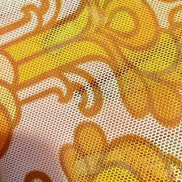 Gold/Yellow Mesh Shirt NWT - Picture 4 of 4